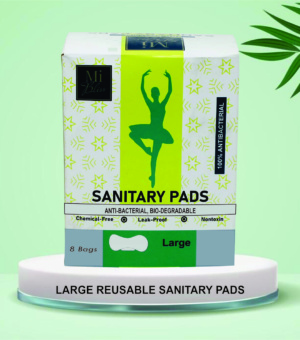 Antibacterial Bio-degradable (Large reusable sanitary pads)