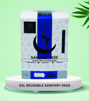 Antibacterial Bio-degradable (XL reusable sanitary pads)