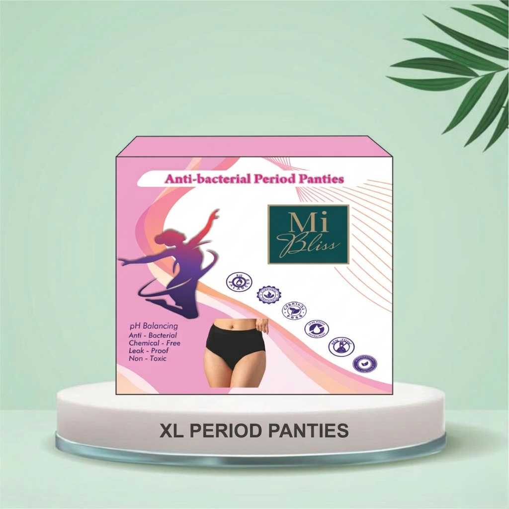 Antibacterial Bio-degradable (XL reusable Period Panty)
