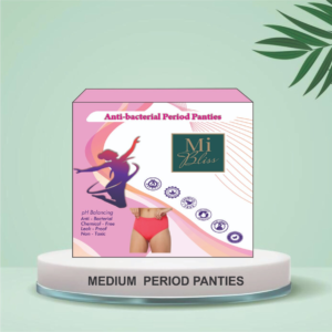 Antibacterial Bio-degradable (Medium reusable Period Panty)