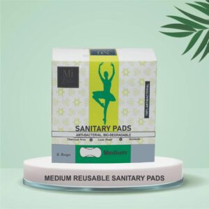 Antibacterial Bio-degradable (Medium reusable sanitary pads)